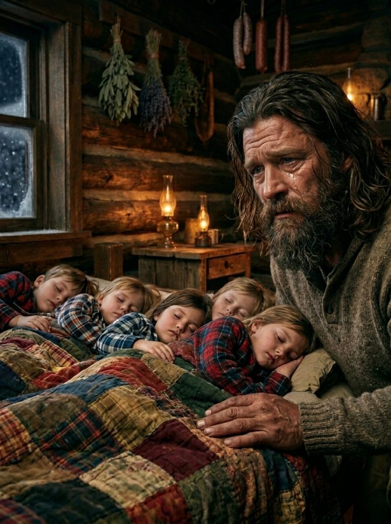All Women Ran From the Mountain Man’s Five Sons—Until a Tiny Girl in Winter Knocked With a Secret That Could Tear Open His Past
