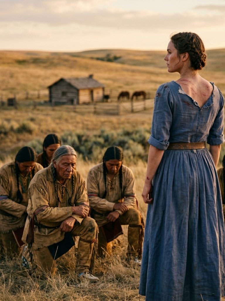 Ten Whip Strikes Fell Across Her Back—Until the Five Brothers of the Victimized Girl Arrived Kneeling, Shattering the Town’s Lies