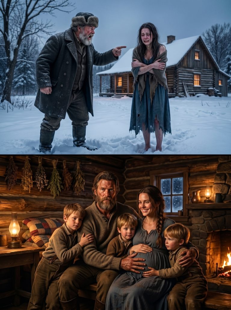 Her Family Called Her Barren And Left Her In The Snow — The Mountain Giant Who Found Her Said “By Spring You’ll Give Me 3 Sons” And He Was Right